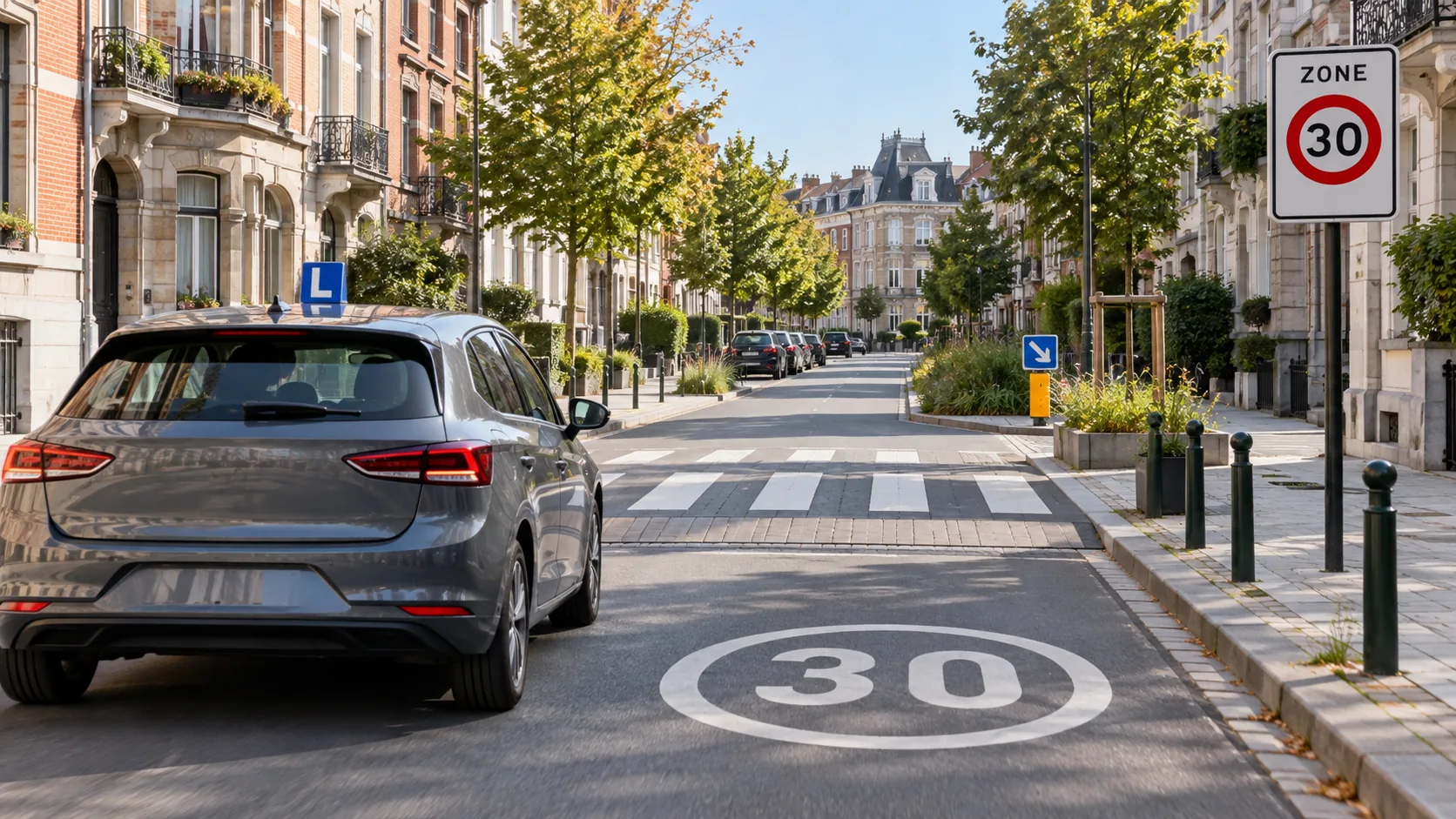 Zone 30 à Bruxelles : comment adapter sa conduite pour l’examen